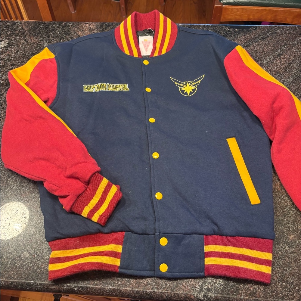 KiguStop Captain Marvel Varsity Jacket in S